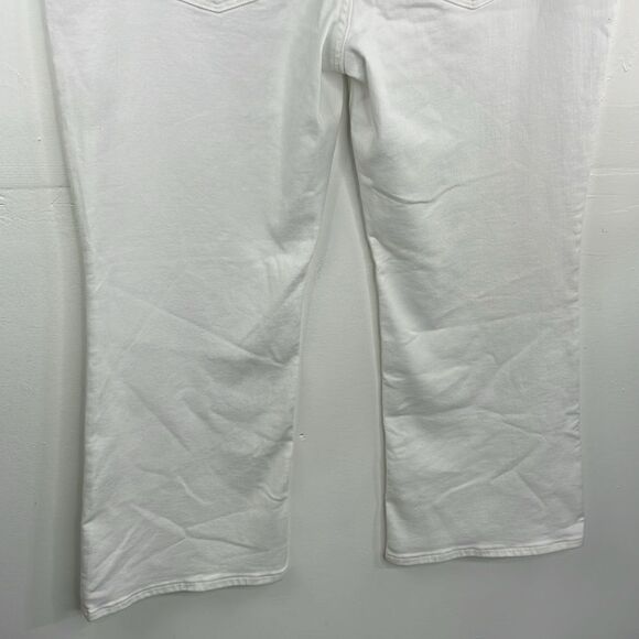 Madewell Mid Rise Kick Out With Magic Pocket White Size W 33P plus size - Picture 7 of 13
